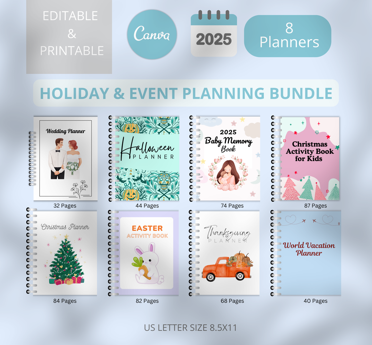 Holiday & Event Planning Bundle: Wedding, Christmas, Halloween, Vacation & More