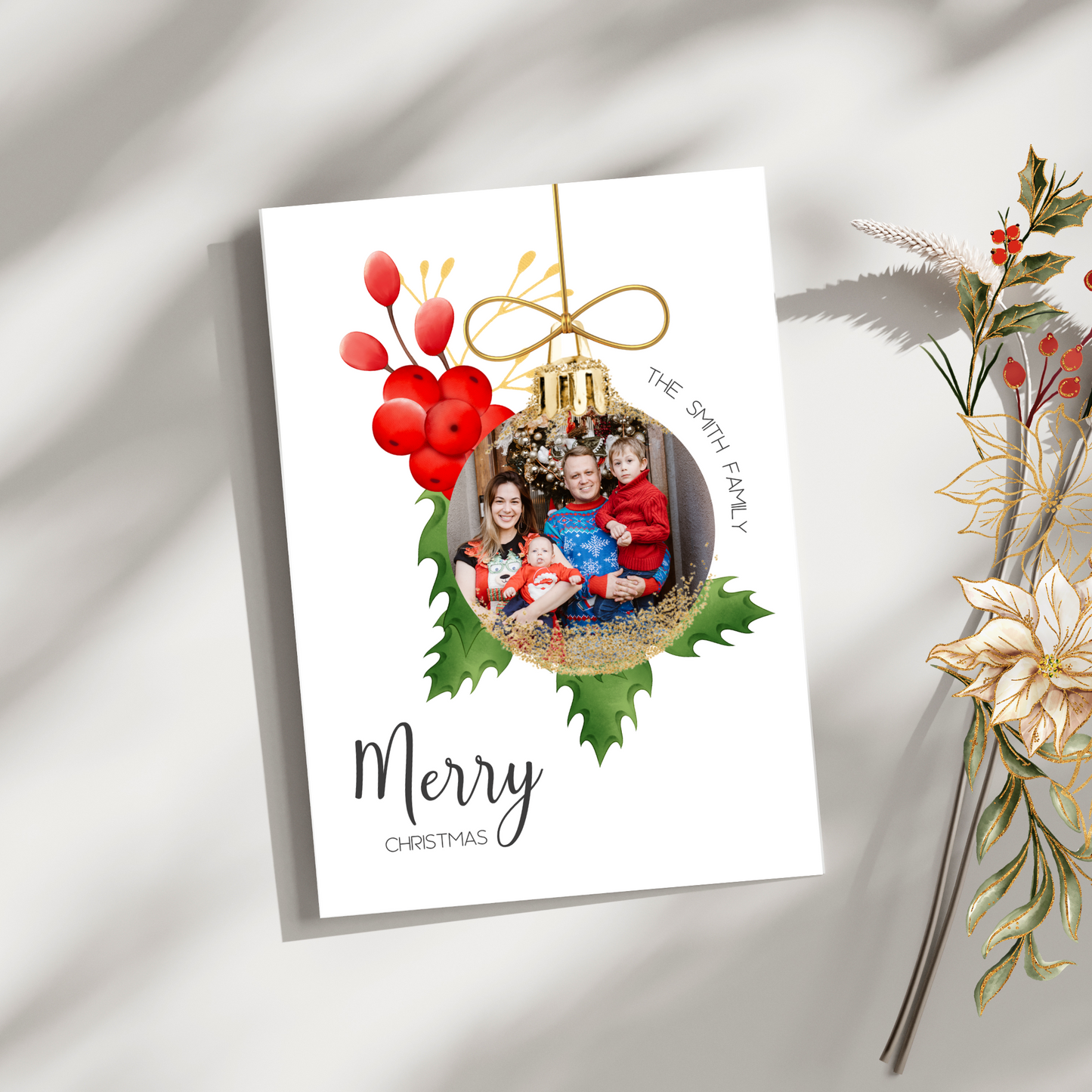 Christmas Card Set | Editable Canva Template | Create Custom Holiday Cards for the Season