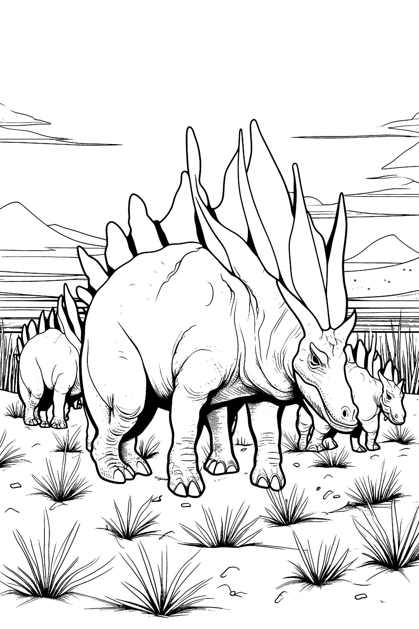 Dinosaur Coloring Pages | Printable & Fun Dinosaur Coloring Book for Kids